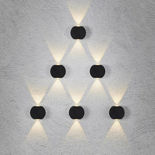 4 Side LED Modern Wall Light Lamp