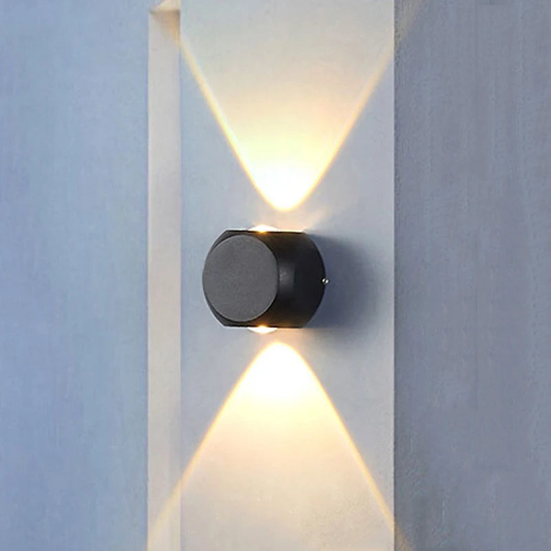 4 Side LED Modern Wall Light Lamp